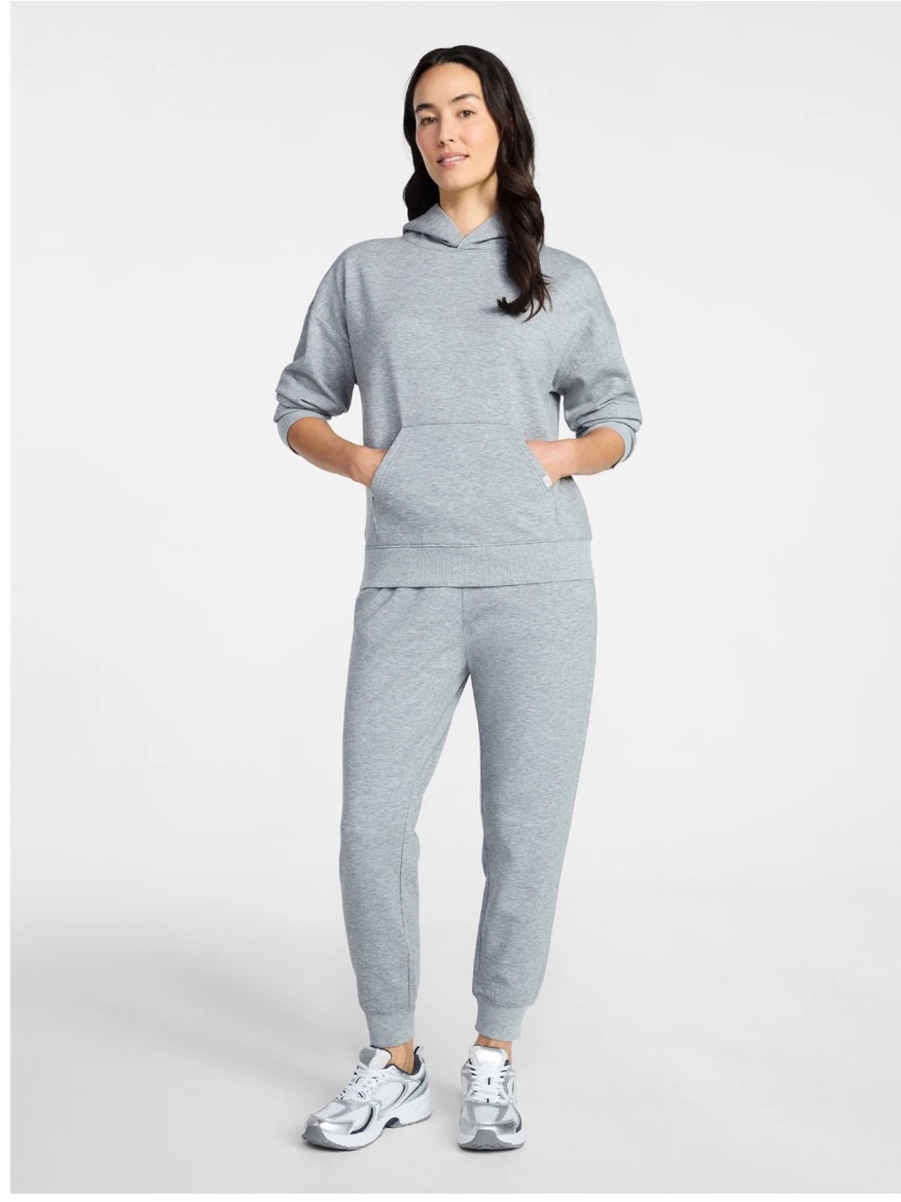 Goodfellow & Co Light Heather Gray Hoodie and Joggers Set